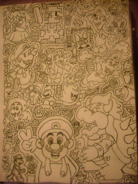 Mario Collage By Oddwhims On Deviantart