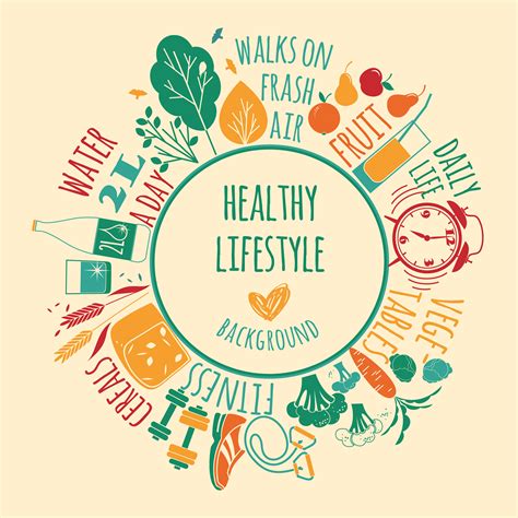 Vector Illustration Of Healthy Lifestyle 288242 Vector Art At Vecteezy