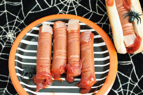 Bloody Hot Dog Fingers — The Creepiest Thing Youll Eat This Halloween