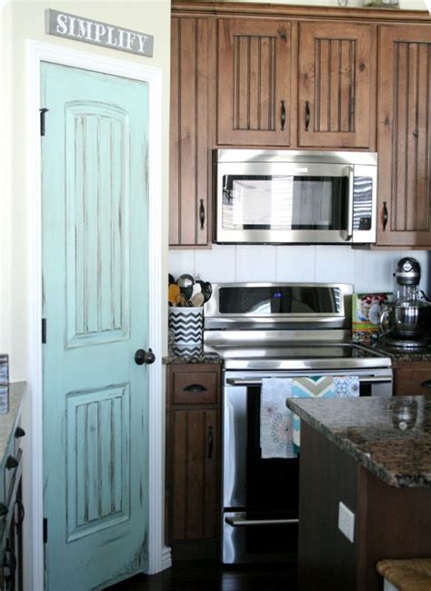 The easiest way to do this is to remove the door off its hinges before painting door jambs and the door frame. 8 Pretty Pantry Door Ideas That Showcase Your Storeroom as ...