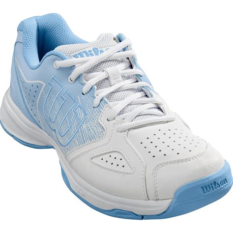 Wilson Womens Kaos Stroke Tennis Shoes Whitecashmere Blueplacid