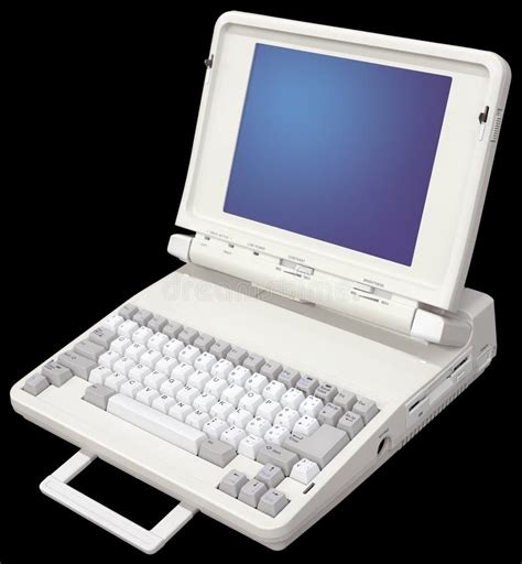 Old Laptop Computer Stock Photo Image Of Portable Electronic 25919324