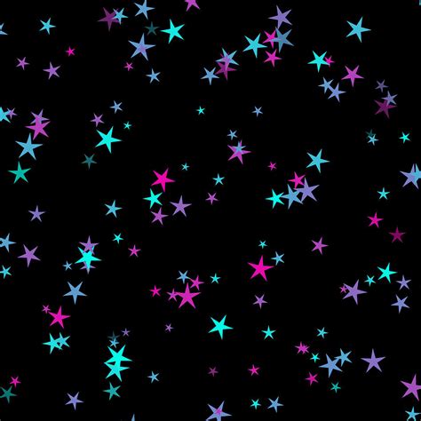 Pastel Stars Digital Art By Abagail Wells Fine Art America