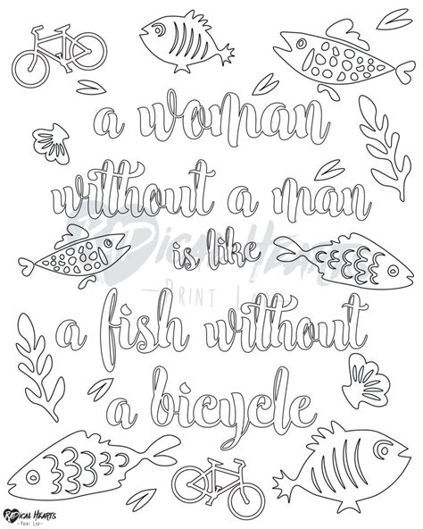 Jpg use the download button to view the full image of social justice coloring pages printable, and download it to your computer. Feminist Printable Coloring Page - Quirky Quote Art - A ...