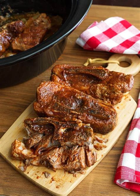 Easy Boneless Country Style Pork Ribs Crock Pot Recipe Embley Puteent