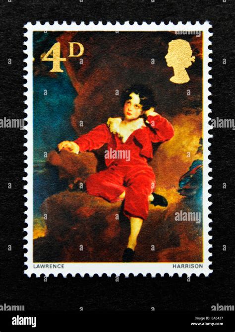 sello de correos gran bretaña la reina isabel ii british pinturas 1967 lambton master