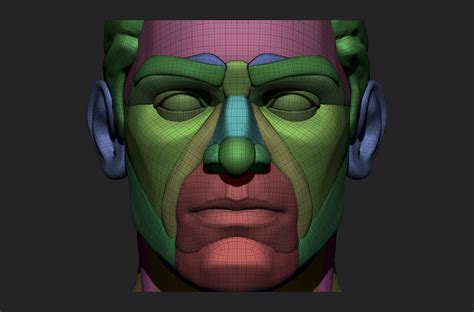 3d Male Head Base Mesh Stylized Cgtrader