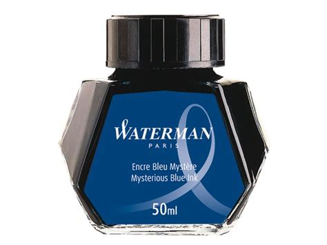 Waterman Ink Bottle Mysterious Blue Charals Vancouver Fine Pens
