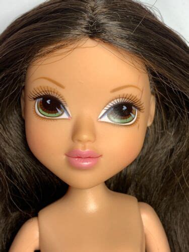 Mga Moxie Girlz Lexa Nude Doll Only Long Brown Hair Green Eyes Ebay