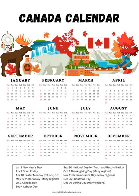 Canada 2023 Printable Calendar Free Printable Calendar 2023
