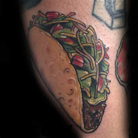 30 Cool Taco Tattoo Designs For Men 2023 Inspiration Guide