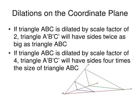 Ppt Dilations On The Coordinate Plane Powerpoint Presentation Free