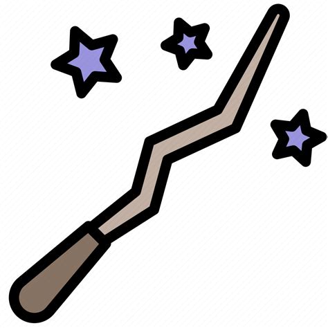 Halloween Magic Wand Witch Wizard Icon Download On Iconfinder