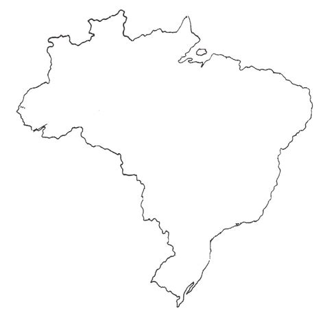 Desde la ciudad de rosario para todo el país. Desenho Do Mapa Do Brasil Para Pintar