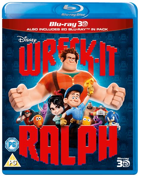 Wreck It Ralph 3d Includes 2d Version Blu Ray Zavvi