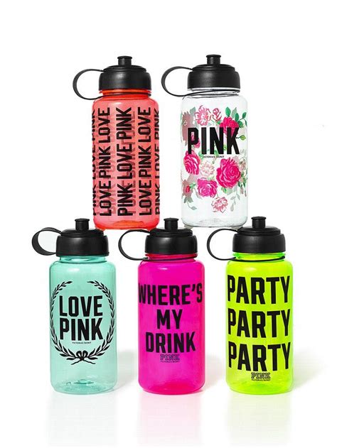 Water Bottle Victorias Secret Pink Victorias Secret Victoria