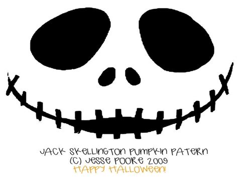 Jack Skellington And Sally Pumpkin Stencils Free Printable