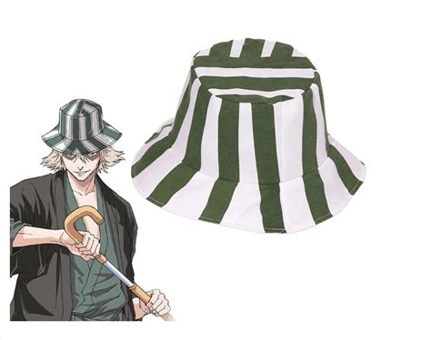 Anime Bleach Urahara Kisuke Cosplay Hat Cap Dome Green And White