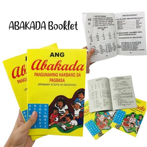 Czc Abakada Reading Book Alphabet Learning Booklet For Kids Filipino