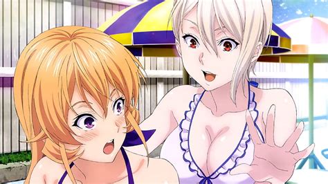 X Px P Free Download Erina Nakiri And Alice Nakiri Food Wars Anime Girl Swimsuit