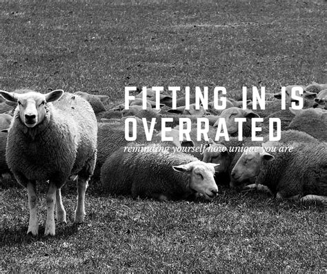 Fitting In Is Overrated Reminding Yourself How Unique You Are