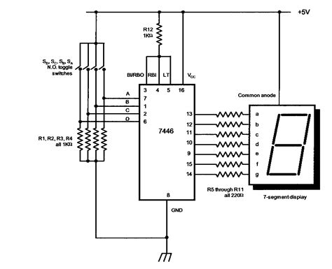 4 Digit 7 Segment Display Counter Circuit Circuit Diagram