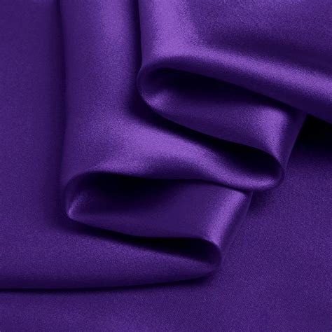 Pure Color Silk Purple Fabric Stretch Silk Satin Designer Etsy Ireland