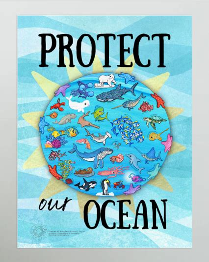 Protect Our Ocean Poster Download Living Porpoisefully