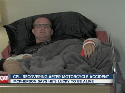 Tpd Cpl Recovers From Motorcycle Wreck