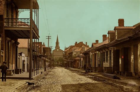 Shorpy Historical Picture Archive Orleans Street Colorized 1890