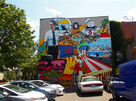 Checking out cool Street Art in Montreal!! - Yoko's Haute ...