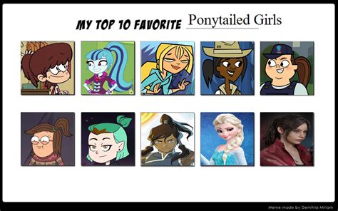 My Favorite Ponytailed Girls Part 2 By Matthiamore On Deviantart