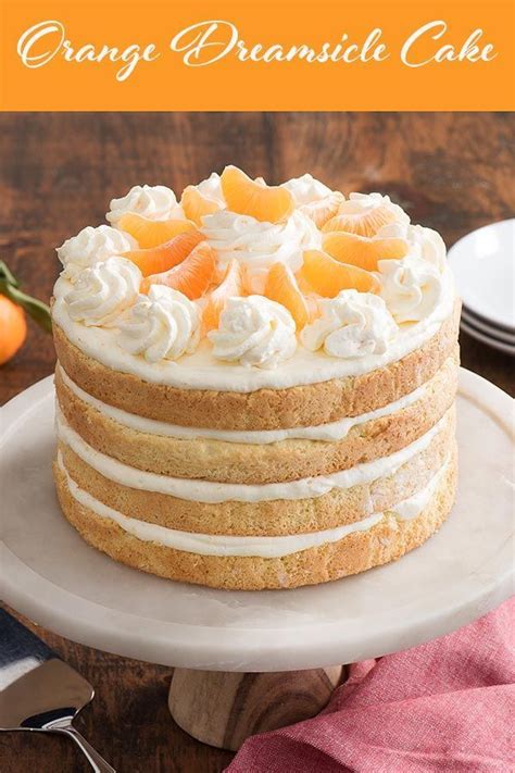 Orange Dreamsicle Cake Impress The Orange Lover In Your