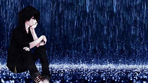 Anime Lonely Sad Boy In Rain Top 40 Photos Of Sad Boy Images