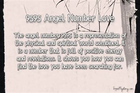 9595 Angel Number You Will Find Your Love Signsmystery