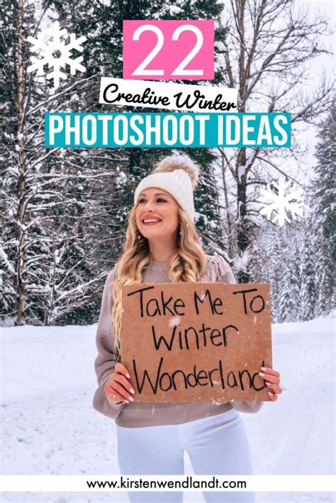 22 Creative Winter Photoshoot Ideas Whimsical Winter Photography