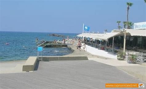 municipal baths kato paphos beach ta bania cyprus island