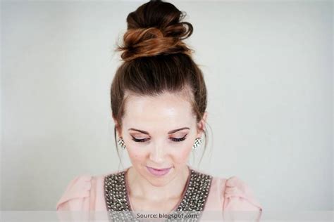 The Easy Top Knot Bun For A Cool Look Lazy Girl Guide