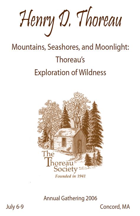 2006 Mountains Seashores Moonlight Thoreaus Exploration Of