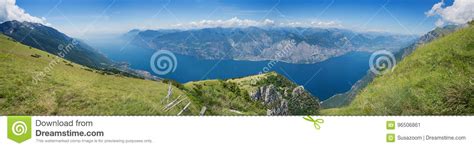 Monte Baldo Panorama View Italy Stock Image Image Of Peaceful