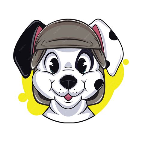 Premium Vector Illustration Of Cute Dog Avatar