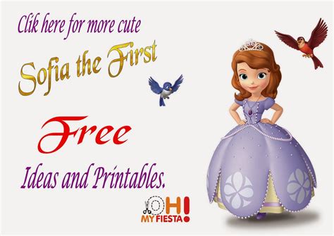 Sofia The First Free Printables Oh My Fiesta In English