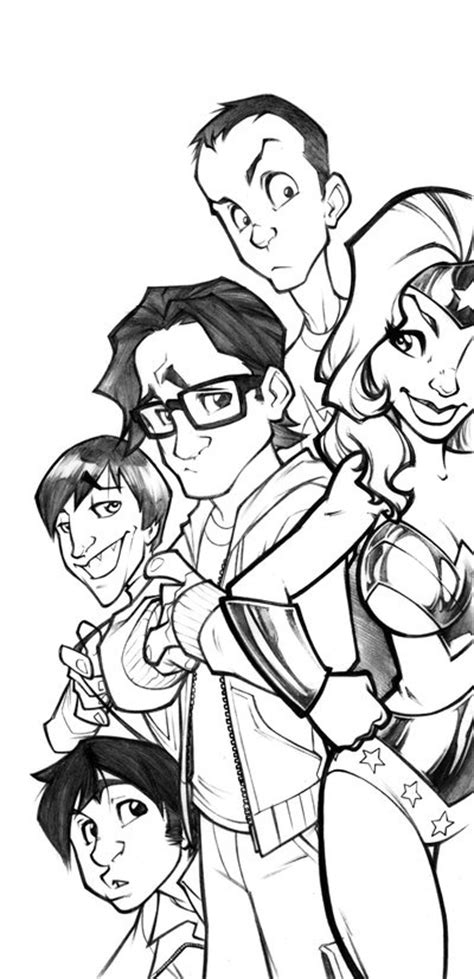 Big Bang Theory Coloring Pages Coloring Pages