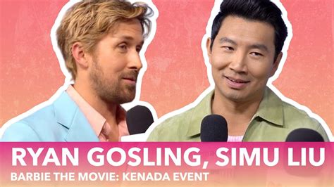 Ryan Gosling And Simu Liu Preview Barbie The Movie At The Kenada Event Youtube