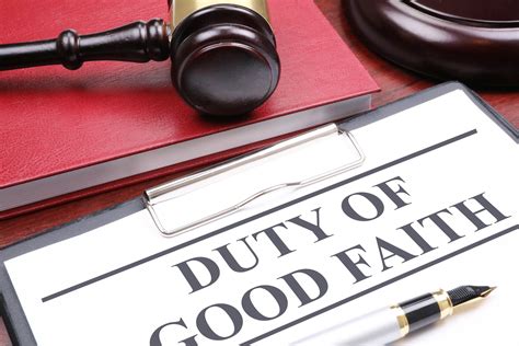 Duty Of Good Faith Free Of Charge Creative Commons Legal 6 Image