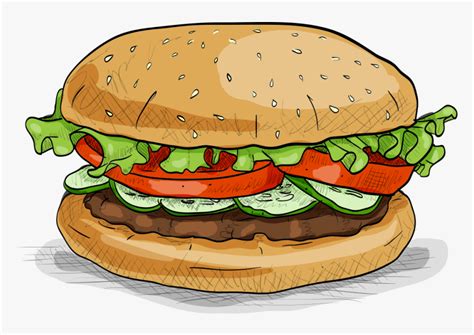 Food Cartoon Burger