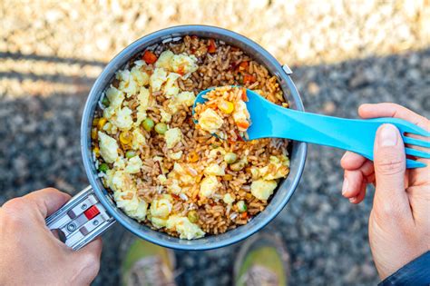 This Backcountry Fried Rice Is A Homemade Backpacking Meal That Does