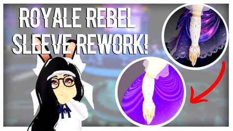 Royale High Royale Rebel Sheer Laced Gloves And Sleeves Reworked Youtube