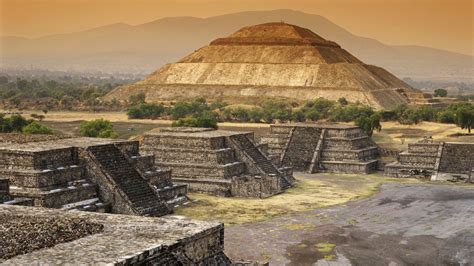 Pyramid Of The Sun Teotihuacan Mexico Wallpapers And Images