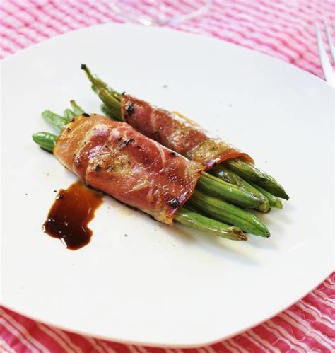 Bizarrely, i never had it on my thanksgiving table growing up, but i've become frozen green beans have been preserved at their peak, so they taste very comparable to fresh. Pancetta Wrapped Green Beans: Appetizer Recipe